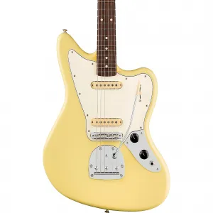 Электрогитара Fender Player II Jaguar с грифом из розового дерева, Hialeah Yellow