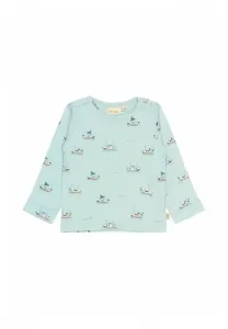 Футболка с длинными рукавами Petit Piao, Illusion Blue Boat Aop