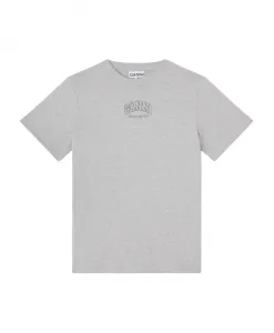 Базовая футболка Ganni, серый