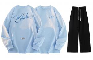 Коллекция Riding The Wind, повседневная спортивная одежда Unisex WARRIOR, sky синий+черный