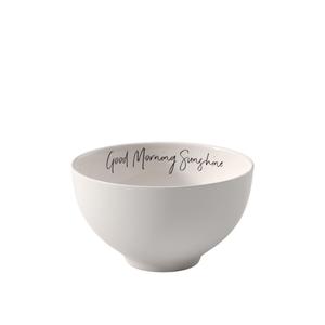 Statement Bol Good Morning Sunshine, 14см Villeroy & Boch, белый/черный