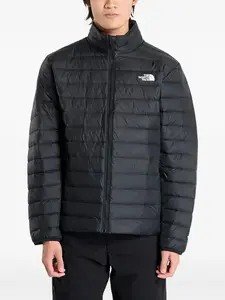 Стеганая куртка с вышитым логотипом The North Face, черный