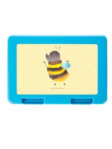 Mr. & Mrs. Panda Пушистый ланчбокс «Шмель» без слов, пастельно-желтого цвета