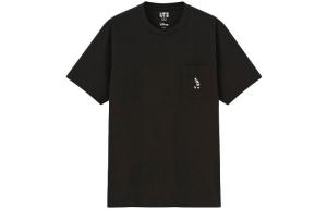 UNIQLO Футболка унисекс, цвет Black