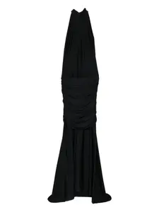 Платье макси с кольцами Medeea, черный