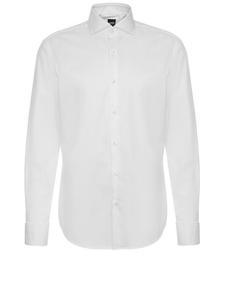 BOSS Рубашка на пуговицах 'Joe' обычного кроя в цвете off white