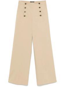 ETRO брюки со вставками, нейтральный