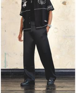 Мужские спортивные брюки с широкими штанинами mnml, Black