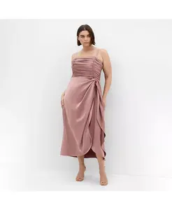 Платье Ania больших размеров CITY CHIC, розовый