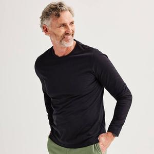 Мужская футболка Tek Gear Essential с длинными рукавами, цвет Mineral Black