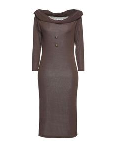 Платье миди Odi Et Amo, коричневый