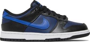 Кроссовки Nike Dunk Low GS 'Black Midnight Navy', синий
