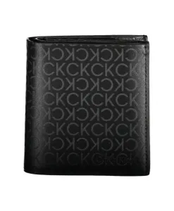 Черный кошелек с блокировкой RFID Calvin Klein, черный