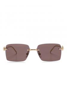 Солнцезащитные очки в прямоугольной оправе Cartier Eyewear, золотой