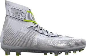Бутсы Under Armour Highlight MC White Metallic Silver, белый