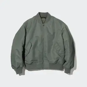 Куртка утепленная Uniqlo Ma-1 Unisex, 57 оливковый