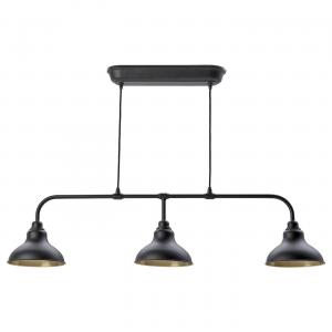 AGUNNARYD АГУННАРИД Подвесной светильник с 3 лампами, 122 см, черный IKEA