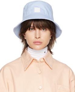 Синяя панама с нашивками Raf Simons