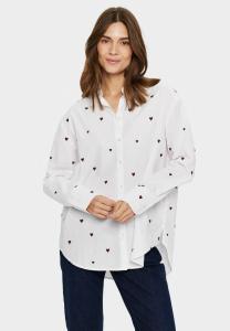 Блуза Saint Tropez DIANNE, Ice Burgundy Harts/Off-White