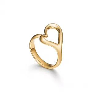 Кольцо Tiffany & Co. x Elsa Peretti Open Heart, золото