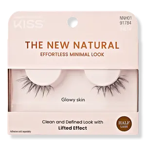 Новые натуральные накладные ресницы, сияющая кожа Kiss