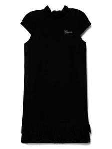Guess Kids детское платье с логотипом, черный