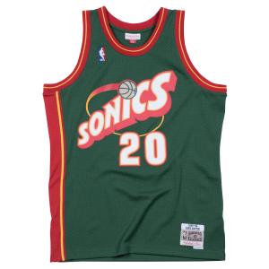 Баскетбольная майка NBA SEATTLE SUPERSONICS 1995-96 SWINGMAN JERSEY GARY PAYTON Mitchell And Ness, цвет Dunkelgrün