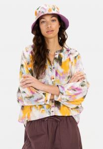Блузка на пуговицах camel active, мультиколор