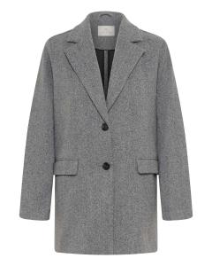 Kaffe Межсезонная куртка 'Saturn' в цвете Mottled Grey