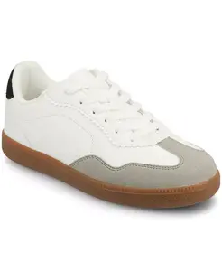 Женские повседневные кроссовки Lummie на шнурках Journee Collection, белый