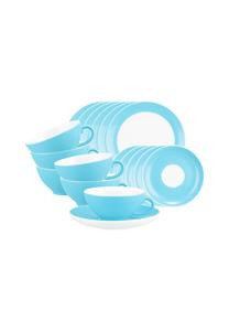 Голубой чайный сервиз Liberty Pure Colors Seltmann Weiden на 18 персон