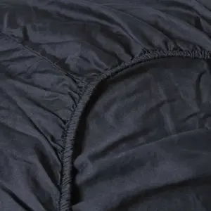 Простыня на резинке HnL Split Topper для пружинного блока 160x200 см, джинсовая Heckett Home&Living