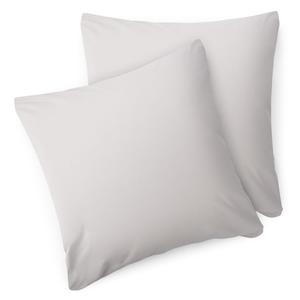 Blumtal Наволочки Agneta, 80/80 см, комплект из 2 штук, 100% хлопок, светло-серый