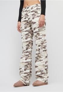 Широкие брюки-карго Karl Kani, от белого