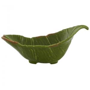 Набор из 2 чаш для закусок Bordallo Pinheiro, Banana, «Bananas da Madeira», 28 см, зеленый