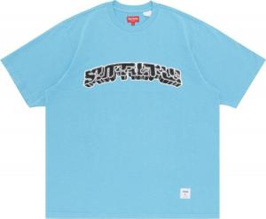 Футболка Supreme Block Arc Short-Sleeve Top 'Bright Blue', синий