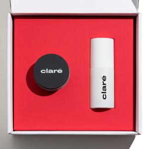 Claré Pro набор: тональная основа, 30мл + сияющая пудра oh! свечение btx 42, 2,5 г