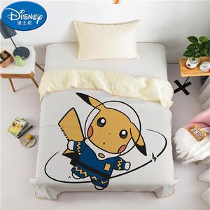 Disney Детское летнее одеяло 150х200 см, тонкий шелк, стиль Cartoon Cute Style 24
