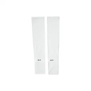 NOMK Атласные солнцезащитные нарукавники унисекс, White