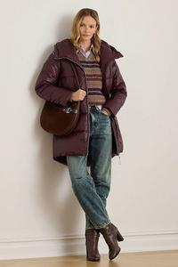 Пуховик Lauren Ralph Lauren, бордовый