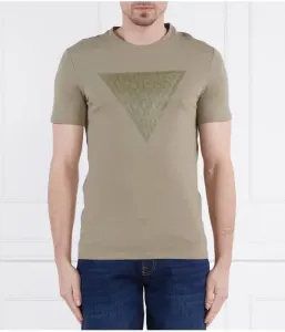 Футболка regular fit Guess Jeans, зеленый