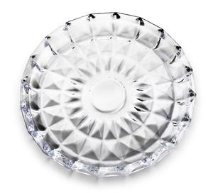 Тарелка Cristallo, прозрачная, 29/29/3 см, стеклянная Mondex, прозрачный