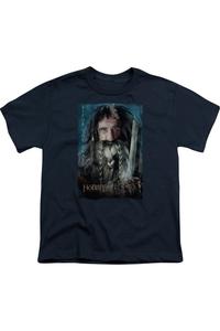 Футболка с коротким рукавом The Hobbit Bifur для детей Gildan, темно-синий