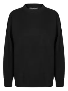 Джемпер с круглым вырезом Daniele Fiesoli, черный