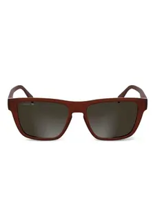 Солнцезащитные очки в квадратной оправе Lacoste, красный