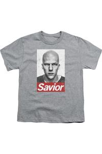 Футболка для подростков "Бэтмен против Супермена: Спаситель" с коротким рукавом Gildan, Athletic Heather