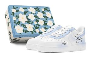 Женские кроссовки для скейтбординга Nike Air Force 1, Sky Blue