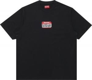 Футболка Supreme Gonz Nametag Short-Sleeve Top 'Black', черный