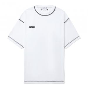 Футболка Vetements Inside Out Embroidered Logo, белый