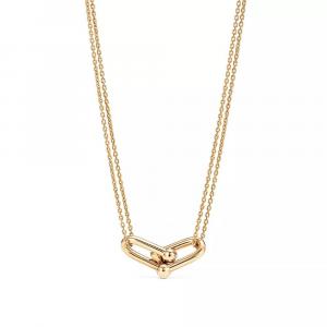 Подвеска Tiffany & Co. Large Double Link, желтое золото